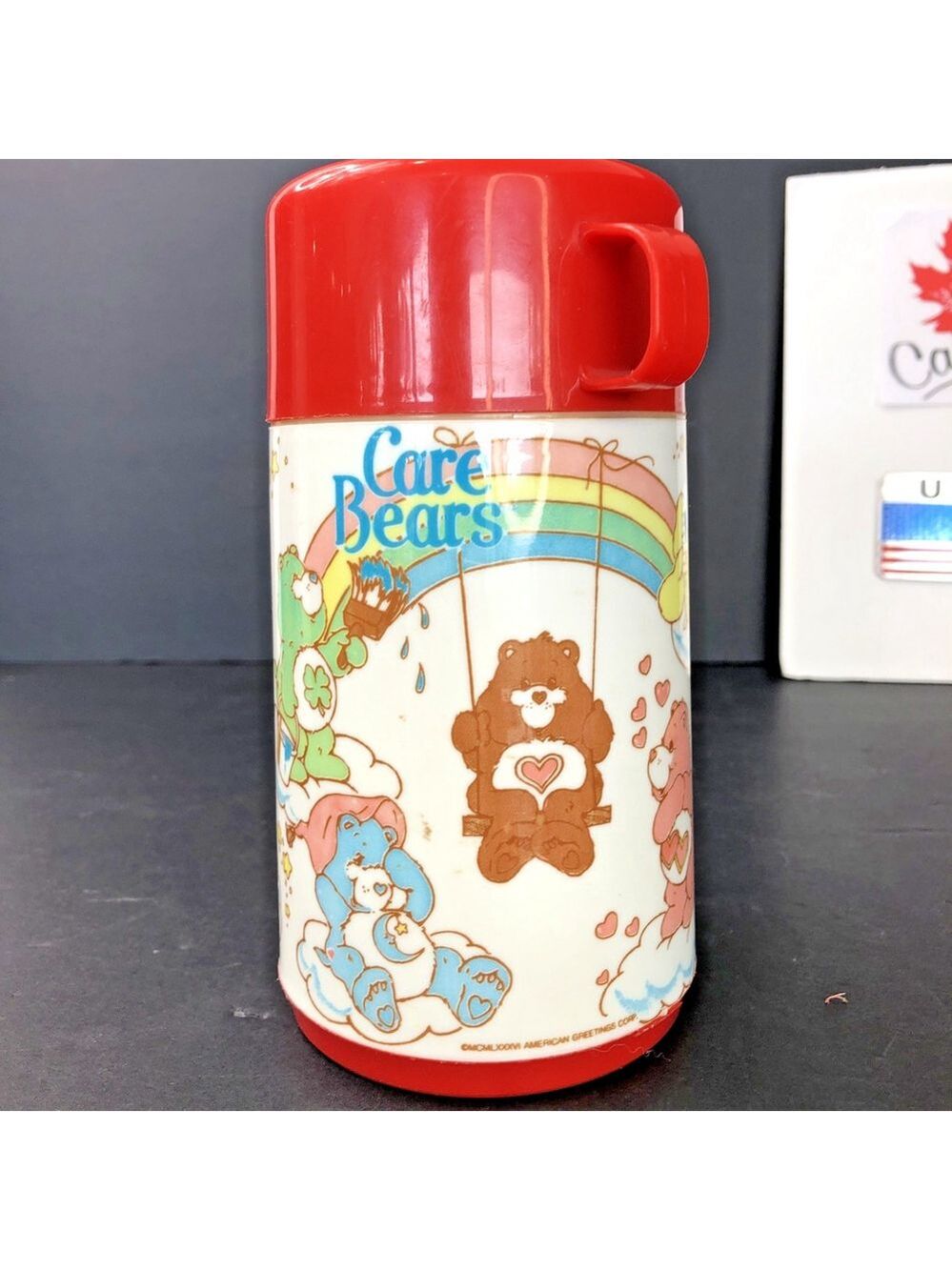 Vtg. Care Bears 80’s Collectable 6.5” Aladdin 8 Oz. Capacity Thermos USA - Picture 10 of 10